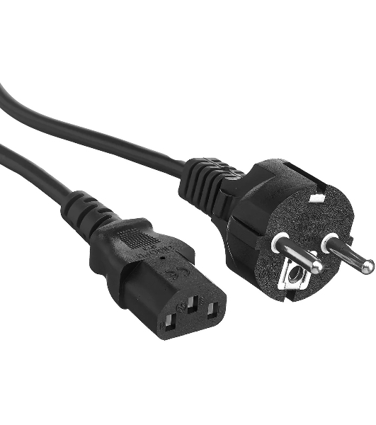 Шнур сетевой Rexant СЕЕ 7/7 (Schuko) – IEC 320 C13 3x0,75мм², длина 3м