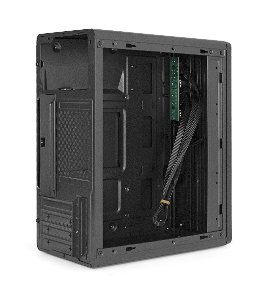 Корпус ExeGate BAA-503, Mini-Tower, чёрный, 1 x 80/90 мм