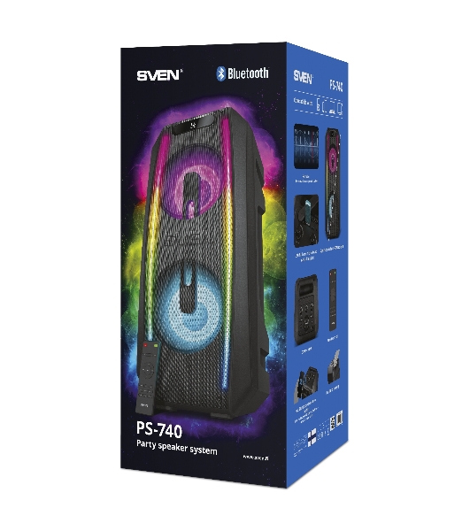 Портативная колонка SVEN PS-740, черный
