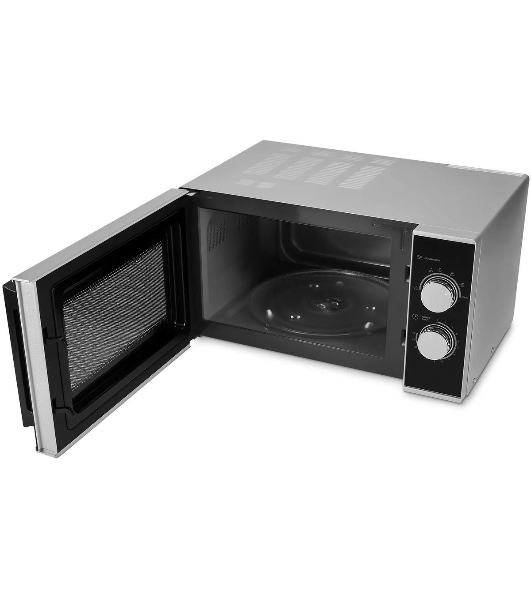 Микроволновая печь Vitek VT-MW0823 серебристый/черный, 23 л, 900 Вт, переключатели - поворотный механизм
