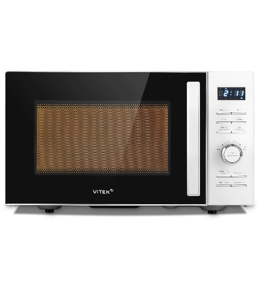 Микроволновая печь Vitek VT-MW1825 белый, 25 л, 900 Вт, переключатели - кнопки, поворотный механизм