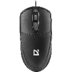 Мышь проводная Defender Trace MB-989 черный, 1000 dpi, USB, кнопки - 3, фото 1