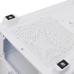 Компьютерный корпус HSPD F510, Panoramic Mid Tower, белый, TG, 0.5 SPCC, 3x120мм ARGB ATX, mATX, mITX 180/280/160мм 1x2.5', 1x3.5', 7xPCI 2xUSB-A 3.0 356x218x467мм, фото2