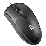 Мышь проводная Defender Trace MB-989 черный, 1000 dpi, USB, кнопки - 3, фото2