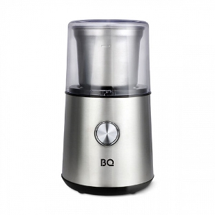 Кофемолка BQ CG1003, 200 Вт, 85 г максимальная загрузка, стальной/черный