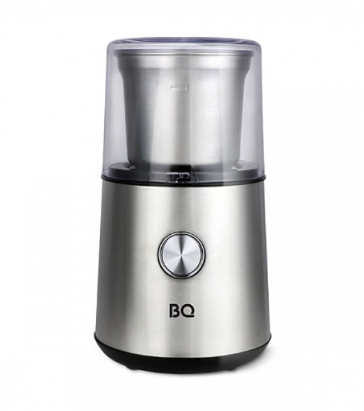 Кофемолка BQ CG1003, 200 Вт, 85 г максимальная загрузка, стальной/черный