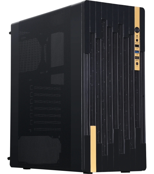 Компьютерный корпус Accord ACC-188R2 черный без БП ATX 4x120мм 1xUSB 2.0 1xUSB 3.0 1xUSB3.1 audio