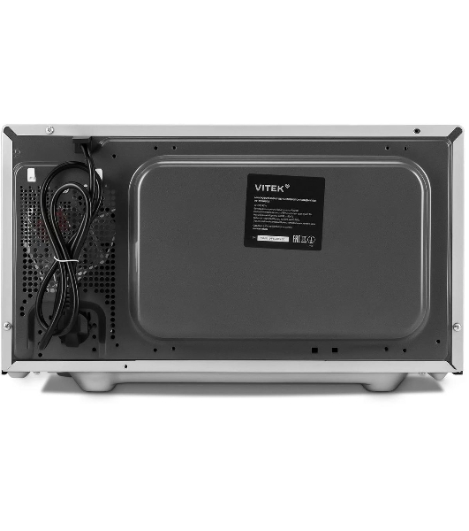 Микроволновая печь Vitek VT-MW0823 серебристый/черный, 23 л, 900 Вт, переключатели - поворотный механизм