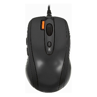 Мышь проводная A4Tech N-70FX черный, 1600 dpi, USB, кнопки - 7