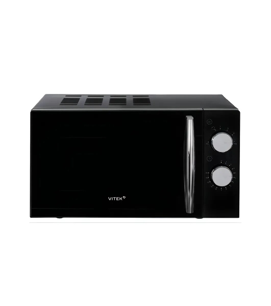 Микроволновая печь Vitek VT-MW1220 черный, 20 л, 700 Вт, переключатели - поворотный механизм