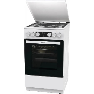 Плита комбинированная Gorenje GK5C42WF-B белый, конфорок 4 газовых, духовка 70 л, 50 см x 85 см x 59.4 см