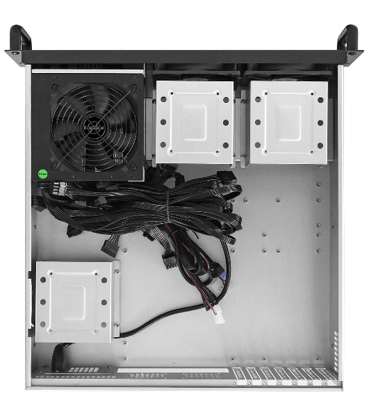 Серверный корпус ExeGate EX293910RUS Pro 3U450-09 (RM 19', высота 3U, глубина 450, БП 800RADS, USB)