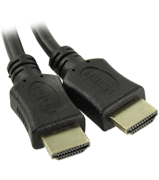 Кабель HDMI C-HM-HM-5M Wize, 5 м, v.2.0, 19M/19M, позол.разъемы, экран, черный, пакет