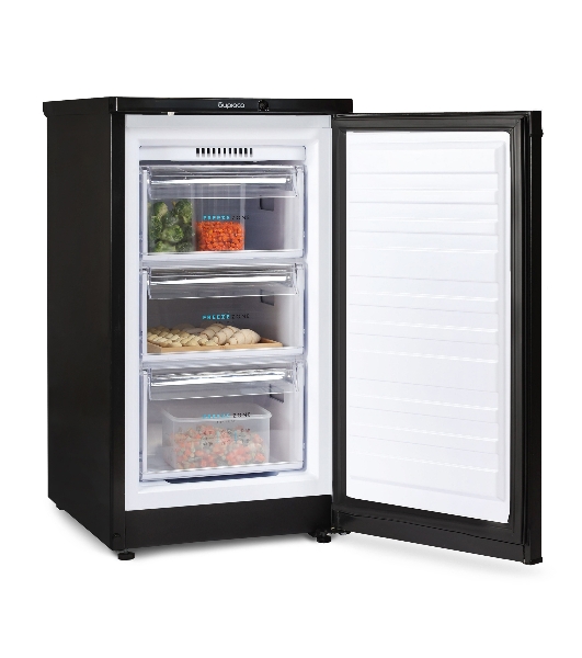 Морозильная камера Бирюса B412 черный, 80л, 3 ящика