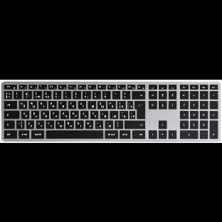 Клавиатура Satechi Slim X3 беспроводная, Bluetooth, серый