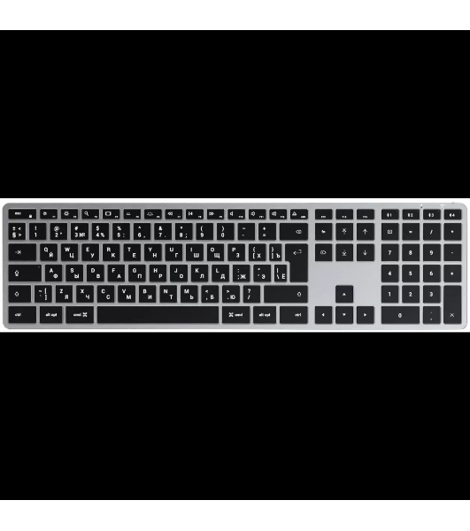Клавиатура Satechi Slim X3 беспроводная, Bluetooth, серый