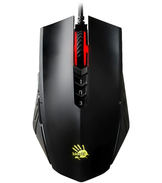 Мышь проводная A4Tech Bloody A70 черный, 6200 dpi, USB, кнопки - 8