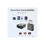 Кард-ридер Vention CLMH0/серый/OTG USB 2.0 CM/MicroSD/USB Type-C/металл, фото2