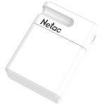 Флешка USB Netac U116 mini (NT03U116N-064G-32WH), 64Gb, USB 3.2, R/W 90/30, белый, фото 1