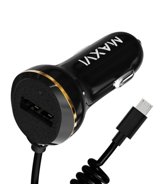 Автомобильное зарядное устройство Maxvi CCM-211MSC 2.1A