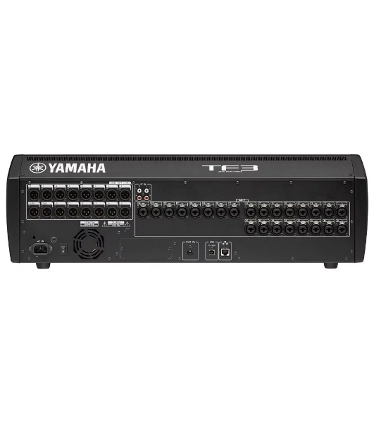 Микшер Yamaha TF3 ZG70960 цифровой, 24 аналоговых XLR/TRS MIC/LINE + 2 аналоговых RCA стерео линейных входа, 16 аналоговых XLR выходов, 25 моторизированных фейдера, 48 входных микшируемых каналов, USB 2.0
