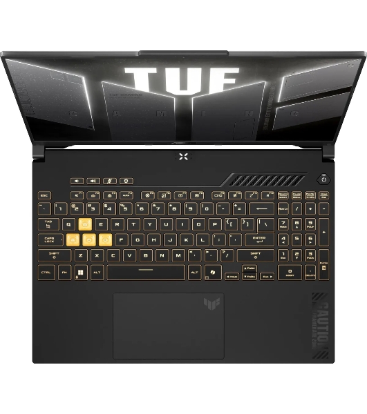 Ноутбук ASUS TUF F16 FX608JPR-RV098 16'(1920x1200 (матовый, 165Hz) IPS)/Intel Core i5 14450HX (2.4Ghz)/16Gb/1024PCISSDGb/noDVD/Ext:nVidia GeForce RTX 5070(8192Mb)/Cam/BT/WiFi/90WHr/war 1y/2.2kg/Jaeger Gray/DOS