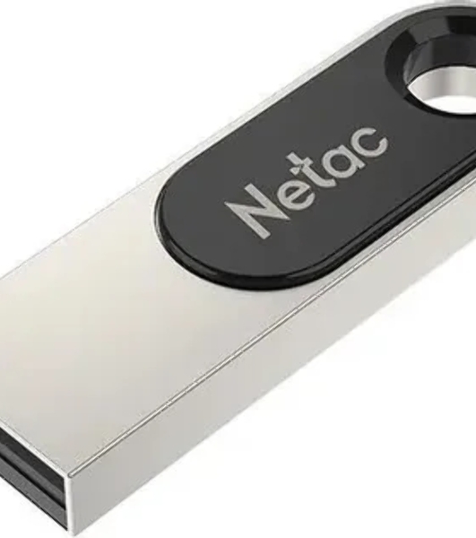 Флешка USB Netac U278 (NT03U278N-128G-32PN), 128Gb, USB 3.0, R/W 110/45, серебристый/черный