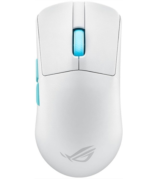 Мышь беспроводная/проводная ASUS ROG Harpe Ace Aim Lab Edition белый, 36000 dpi, радиоканал, Bluetooth, USB, кнопки - 5