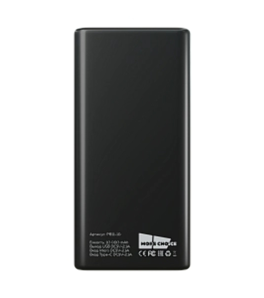 Портативный аккумулятор More choice (4610196408625) PB11-10 - 10000mAh черный