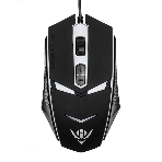 Мышь проводная Nakatomi MOG-02U черный, 1600 dpi, USB, кнопки - 5, фото3