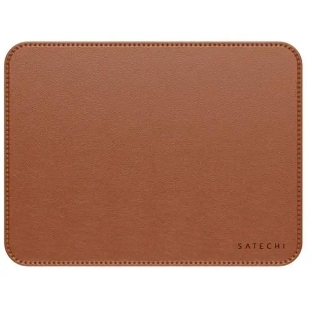 Коврик для мыши из веганской кожи Satechi Vegan-Leather Premium Desk Mat, коричневый