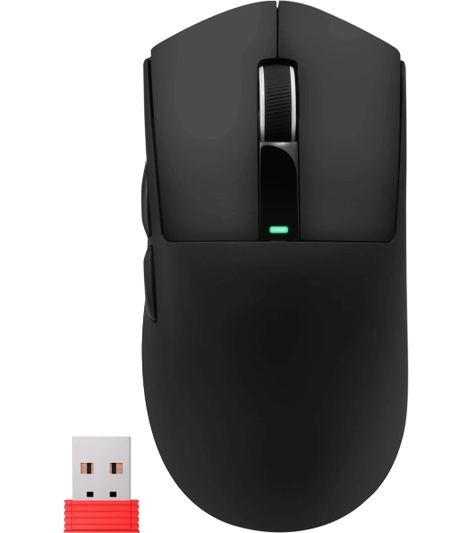 Мышь беспроводная/проводная Defender Hyperion GM-119 черный, 12000 dpi, радиоканал, Bluetooth, USB, кнопки - 6