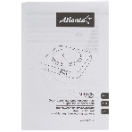 Плита настольная электрическая Atlanta ATH-1736 белый, 1.5 кВт, ТЭН, конфорки - 1, эмаль, поворотные переключатели, фото4