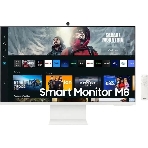 Монитор 32' Samsung M8 S32DM801UIXCI VA 3840x2160, 60 Гц, 4 мс, 16:9, 400 кд/м², 1xHDMI, 2xUSB-A, 1xUSB-C, белый, фото 1