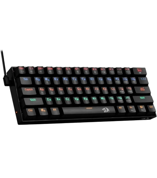 Клавиатура проводная Defender Redragon Lakshmi, USB, черный