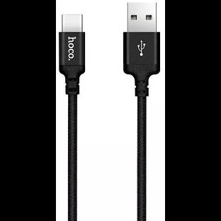 Кабель HOCO X14 черный HC-62929, USB - USB Type-C, 2m, 1.7A, Нейлон