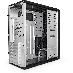 Компьютерный корпус Miditower ExeGate CP-601-UNS450 (ATX, БП UNS450 с вент. 12см, 2*USB, аудио, черный), фото3