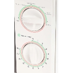 Микроволновая печь Mystery MMW-2012 белый, 20 л, 800 Вт, переключатели - поворотный механизм, фото3