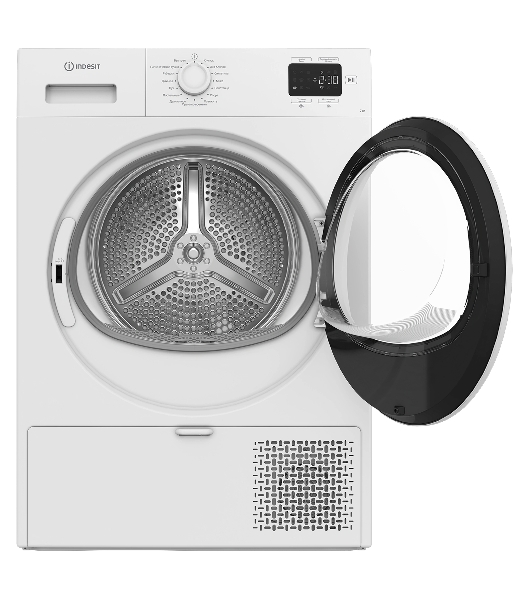 Сушильная машина Indesit IAS 3725 K белый, 7 кг, сушка - конденсационная, программ - 15, 59.8 x 84.6 x 47 см