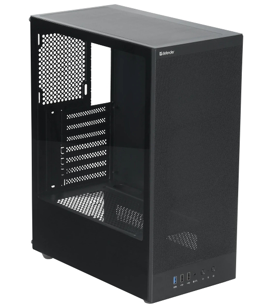 Компьютерный корпус Defender RaptorX черный,ATX,4fans,switchM/BSync