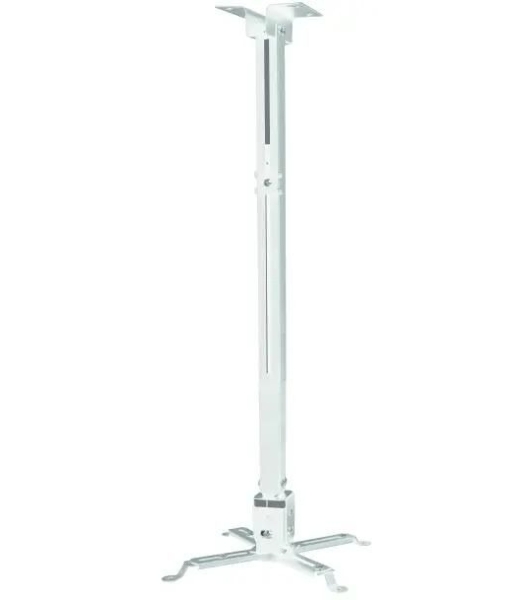 Кронштейн для проектора Buro PR04-140W белый макс.20кг потолочный поворот и наклон