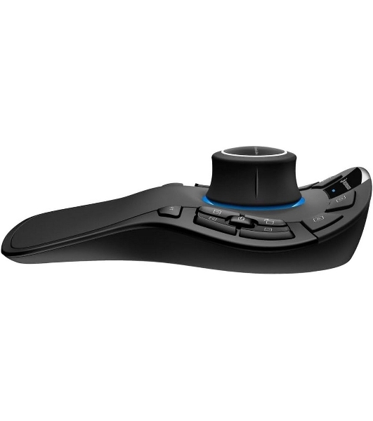 Мышь беспроводная/проводная 3DConnexion SpaceMouse Pro Wireless (3DX-700119) черный, радиоканал, Bluetooth, USB, кнопки - 15