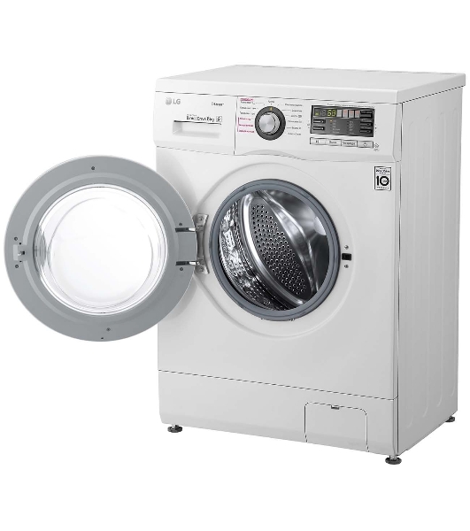 Стиральная машина LG F12M7NDS1 белый, загрузка фронтальная 6 кг, 1200 об/мин, класс A