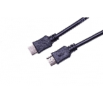 Кабель HDMI C-HM-HM-7.5M Wize, 7.5 м, v.2.0, 19M/19M, позол.разъемы, экран, черный, пакет, фото 1
