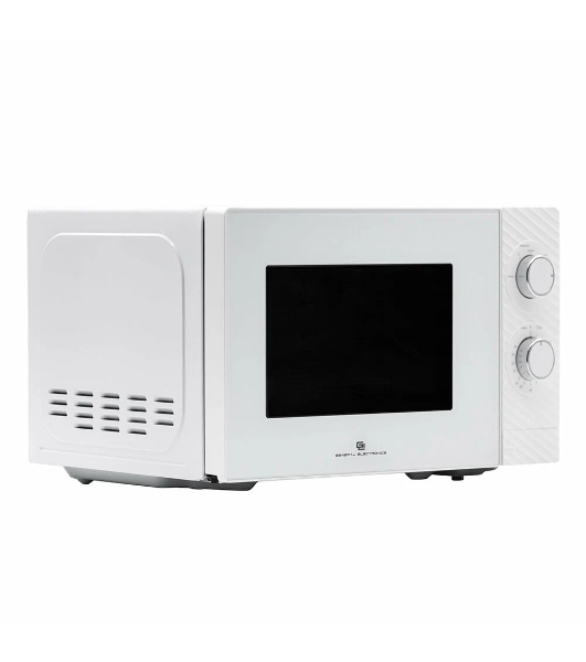 Микроволновая печь General Electronics GE-MS120W белый, 20 л, 700 Вт, переключатели - поворотный механизм