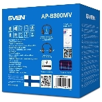 Беспроводные/проводные наушники Sven AP-B800MV черный, полноразмерные, Bluetooth + Jack 3.5 мм, складная конструкция, до 15 ч, фото2