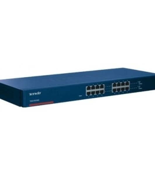 Коммутатор Tenda TEG1016G 16-Port 10/100/1000 Gigabit Switch 19'