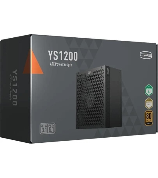 Блок питания PCCooler P5-YS1200-G1F черный 1200W 80 PLUS Gold, 135мм, модульный, черный