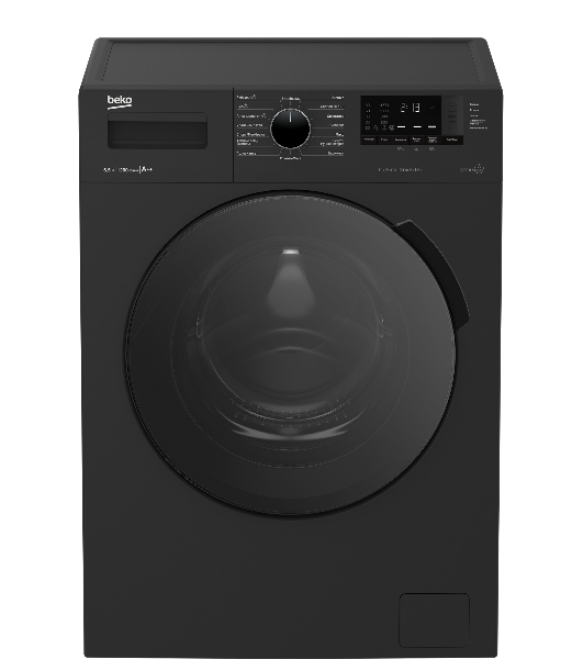 Стиральная машина Beko WSPE 6H612A черный, загрузка фронтальная 6,5 кг, 1200 об/мин., класс: А++