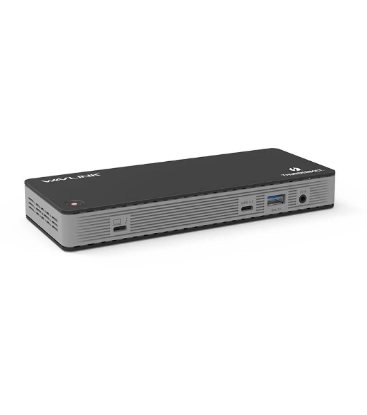 Док-станция WAVLINK WL-UTD21H, Thunderbolt 3, USB-A 3.2 Gen1/USB-A 3.2 Gen2/USB-C 3.2 Gen2/DisplayPort/RJ-45/Jack 3.5мм, USB